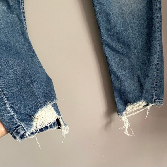 Mother Superior The Flirt Fray Cold Feet Jeans - 30" - Picture 5 of 13